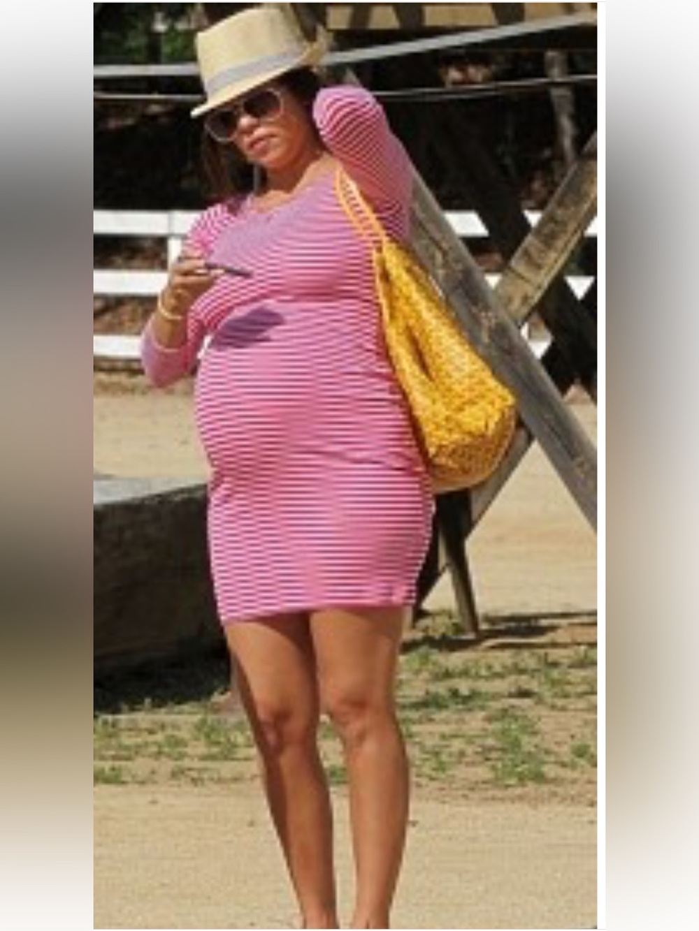 Rachel Pally Pink Stripe Mini Dress